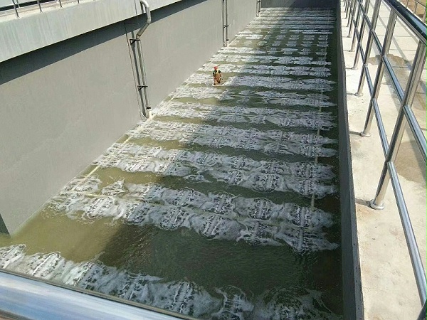 沈阳污水厂生化池蓄水